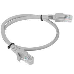 Packung mit 10 Einheiten Netzwerkkabel Lanberg Cat5e UTP 1m graue Farbe