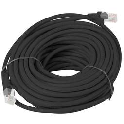 Cable de xarxa de Lanberg cat.5E UTP de 15 m color negre PCU5-10CC-1500-BK