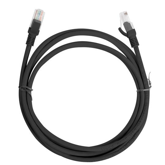 Cable de xarxa cat.5E UTP de 2 m de Lanberg color negre PCU5-15CC-0200-BK