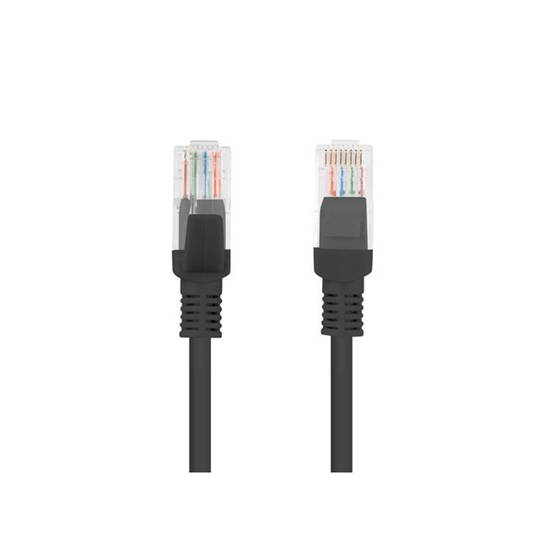 Lanberg network cable cat.5E UTP 30m black color PCU5-10CC-3000-BK