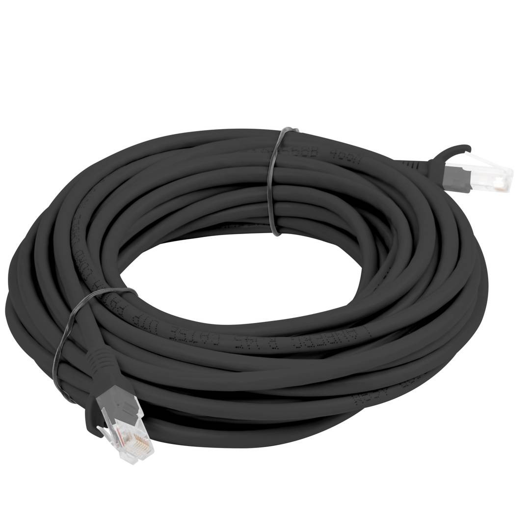 Cable de xarxa cat.5E UTP de 5 m de Lanberg color negre PCU5-15CC-0500-BK