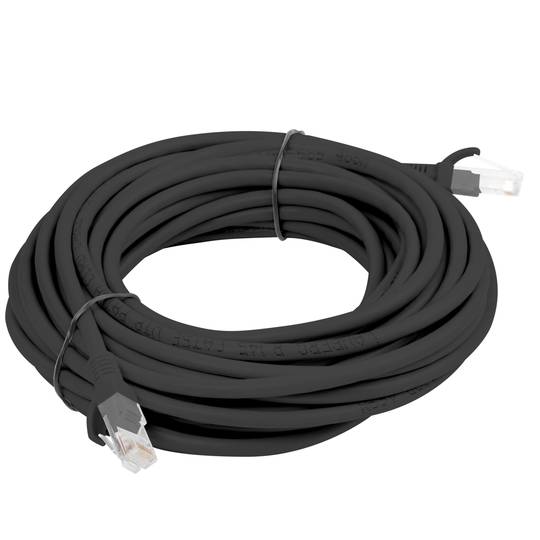 Cable de xarxa cat.5E UTP de 5 m de Lanberg color negre PCU5-15CC-0500-BK