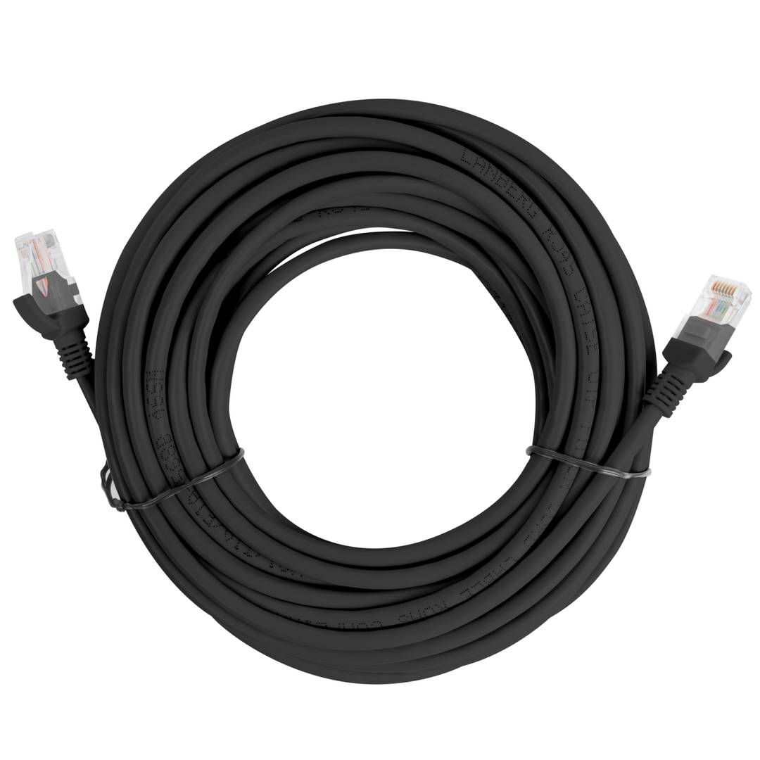 Cable de xarxa cat.5E UTP de 5 m de Lanberg color negre PCU5-15CC-0500-BK