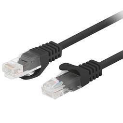 Cable de xarxa de Lanberg cat 5E/UTP de 7.5 m color negre PCU5-10CC-0750-BK