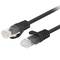 Lanberg cat 5E/UTP netwerkkabel 7,5 m zwarte kleur PCU5-10CC-0750-BK
