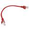 Cable de xarxa de Lanberg cat.6 UTP de 0.25m color vermell PCU5-20CC-0025-R