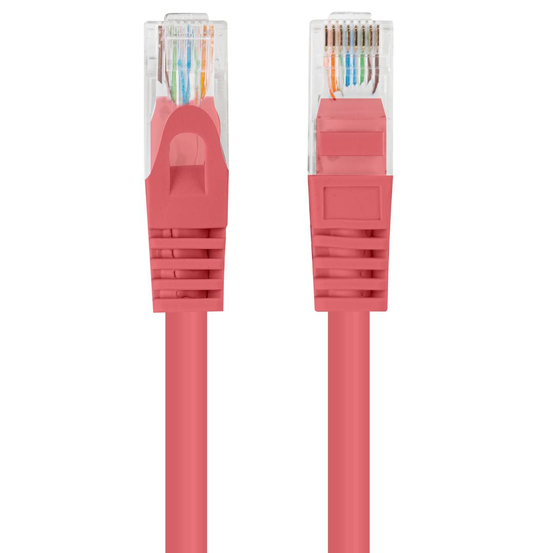 Confezione da 10 cavi di rete Lanberg cat.5e UTP 1,5 m colore rosso PCU5-20CC-0150-R