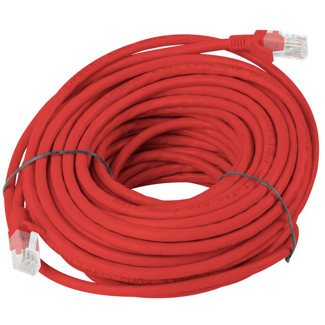 Ethernet network cable Cat. 5e UTP 15 m red PCU5-10CC-1500-R