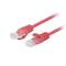 Pak van 10 stuks Lanberg netwerkkabel cat.5e UTP 1 m rode kleur PCU5-20CC-0100-R