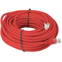 Câble réseau Lanberg cat.5E UTP 20 m couleur rouge PCU5-10CC-2000-R