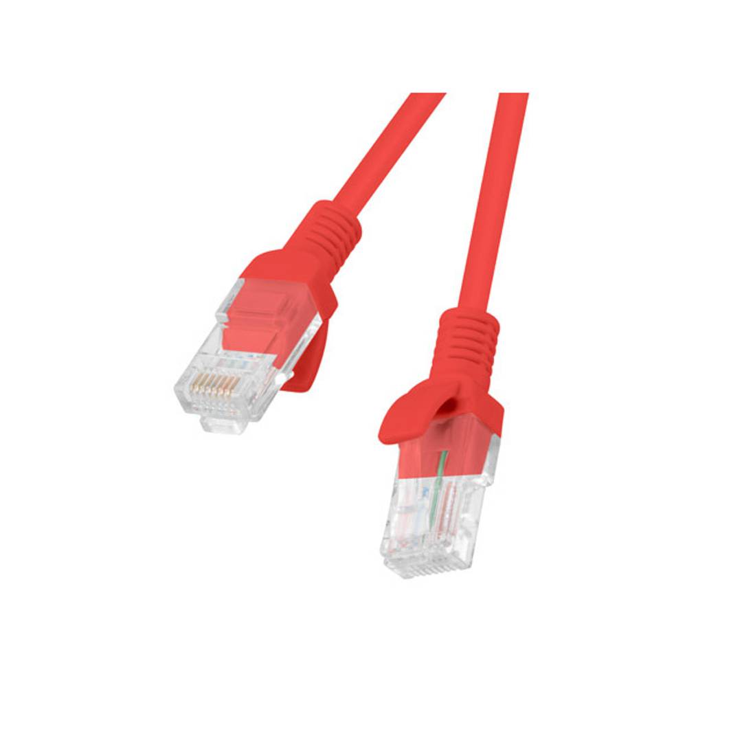 Lanberg network cable cat.5E UTP 30 m red color PCU5-10CC-3000-R