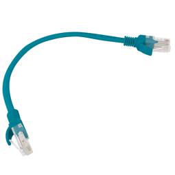 Packung mit 10 Einheiten Lanberg-Netzwerkkabel Kat.5E UTP 0,25 m blaue Farbe PCU5-20CC-0025-B