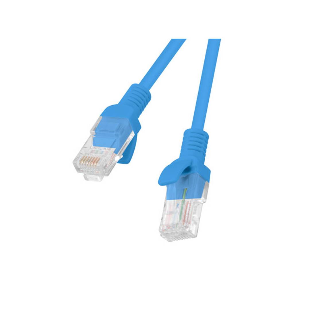 Câble réseau Lanberg cat.5E UTP 30 m couleur bleu PCU5-10CC-3000-B