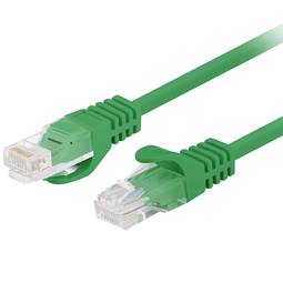 Cabo de rede Lanberg cat.5E UTP 0,25m cor verde PCU5-10CC-0025-G