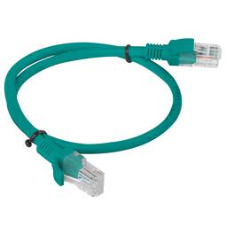 Pacote com 10 cabos de rede Lanberg cat.5E UTP 0,5m cor verde PCU5-20CC-0050-G
