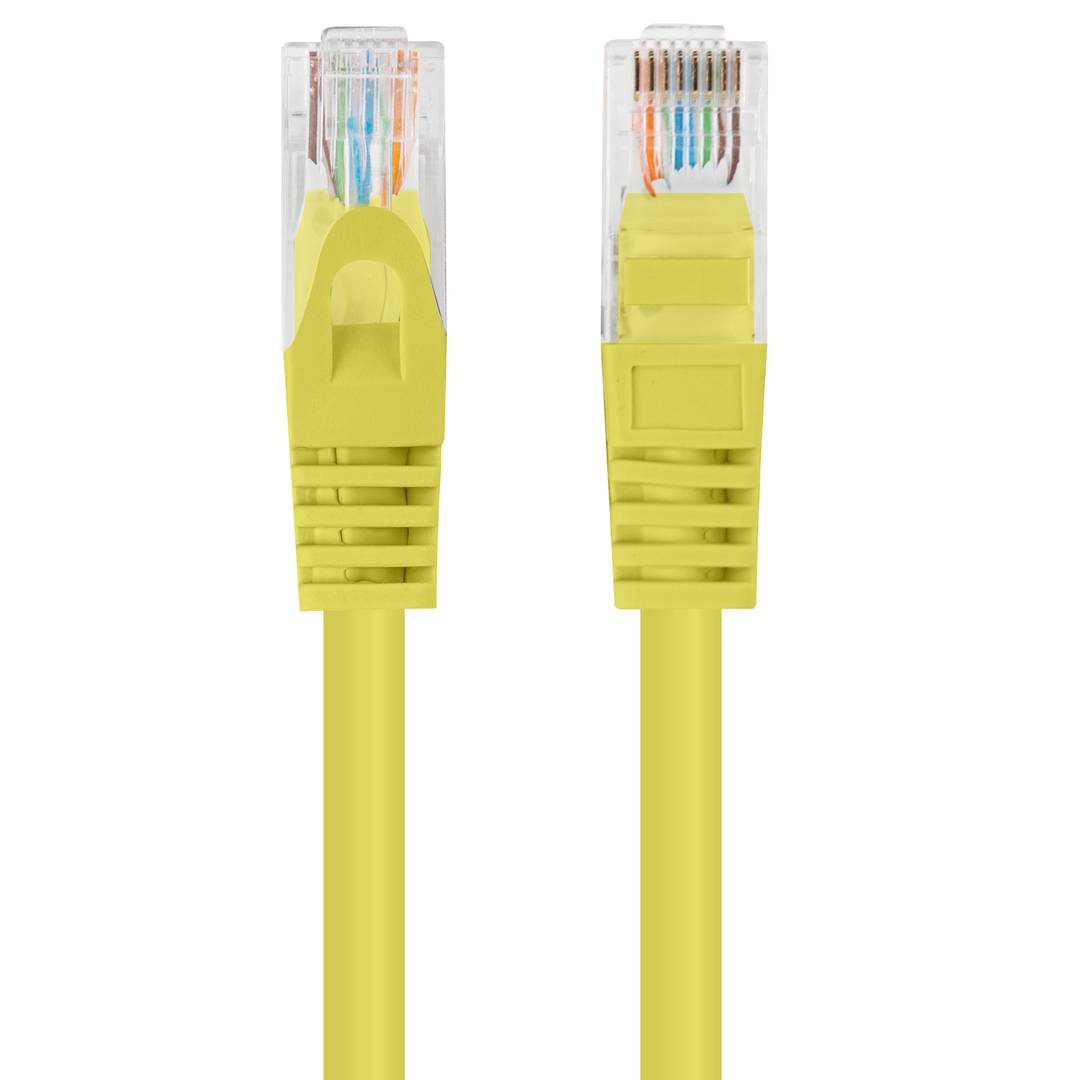 10er-Pack Lanberg-Netzwerkkabel Cat.5e UTP 1,5 m gelbe Farbe PCU5-20CC-0150-Y