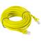 Cable de xarxa de Lanberg cat.5E UTP de 10m color groc PCU5-10CC-1000-Y