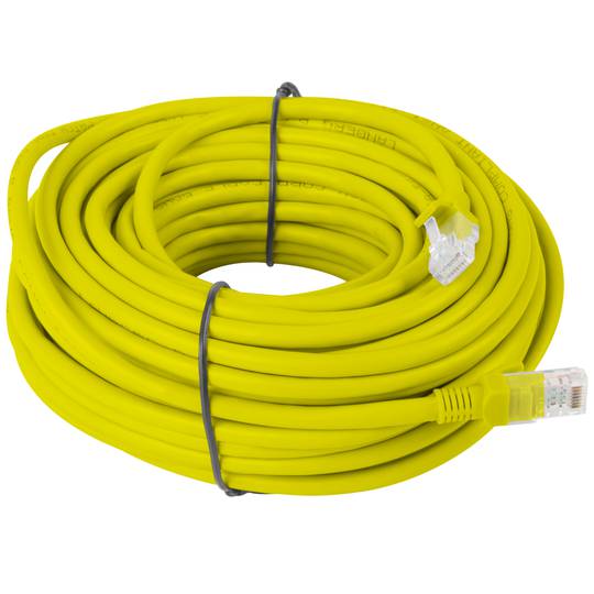 Cavo di rete Lanberg cat.5E UTP 20m colore giallo PCU5-10CC-2000-Y