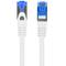 Câble réseau Lanberg cat 6A S/FTP LSZH 0,25 m blanc PCF6A-10CC-0025-W