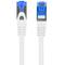 Cable de red de Lanberg cat.6A S/FTP LSZH CCA de 1 m color blanco PCF6A-10CC-0100-W