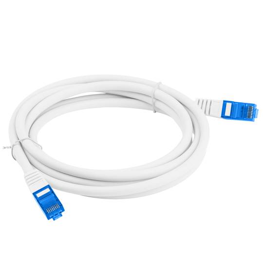 Câble réseau Lanberg cat.6A S/FTP LSZH CCA 3 m blanc PCF6A-10CC-0300-W