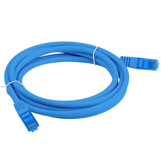 Ethernet-netwerkkabel Cat.6a FTP CCA 1 m blauw PCF6A-10CC-0100-B