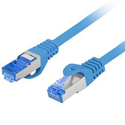 Lanberg network cable cat.6A S/FTP LSZH CCA 2 m blue color PCF6A-10CC-0200-B