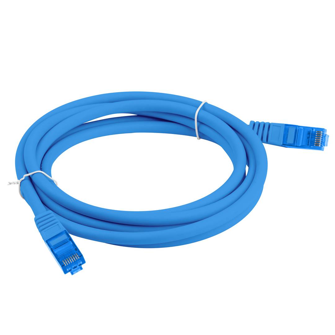Lanberg network cable cat.6A S/FTP LSZH CCA 2 m blue color PCF6A-10CC-0200-B