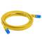 Kabel sieciowy Lanberg kat.6A S/FTP LSZH CCA 1m żółty PCF6A-10CC-0100-Y