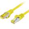 Cable de red de Lanberg cat 6A S/FTP LSZH de 1,5 metros color amarillo PCF6A-10CU-0150-Y