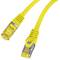 Cable de red de Lanberg cat 6A S/FTP LSZH de 1,5 metros color amarillo PCF6A-10CU-0150-Y