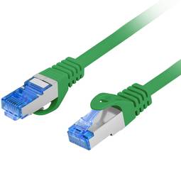 Cabo de rede Ethernet FTP Cat. 6a 0,25 m verde PCF6A-10CC-0025-G