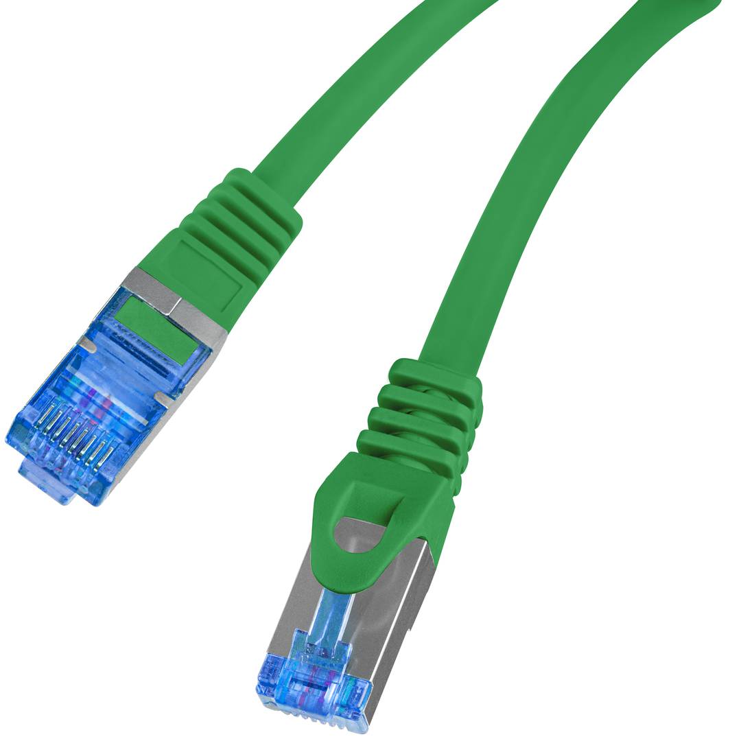 Câble réseau Ethernet FTP Cat.6a 0,25 m Vert PCF6A-10CC-0025-G