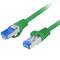Kabel sieciowy Lanberg kat.6A S/FTP LSZH CCA 0,5m zielony PCF6A-10CC-0050-G