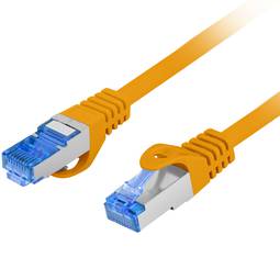 Lanberg network cable cat.6A S/FTP LSZH CCA 1 m orange PCF6A-10CC-0100-O