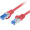 Cat.6a FTP Ethernet-netwerkkabel 0,25 m Rood PCF6A-10CC-0025-R