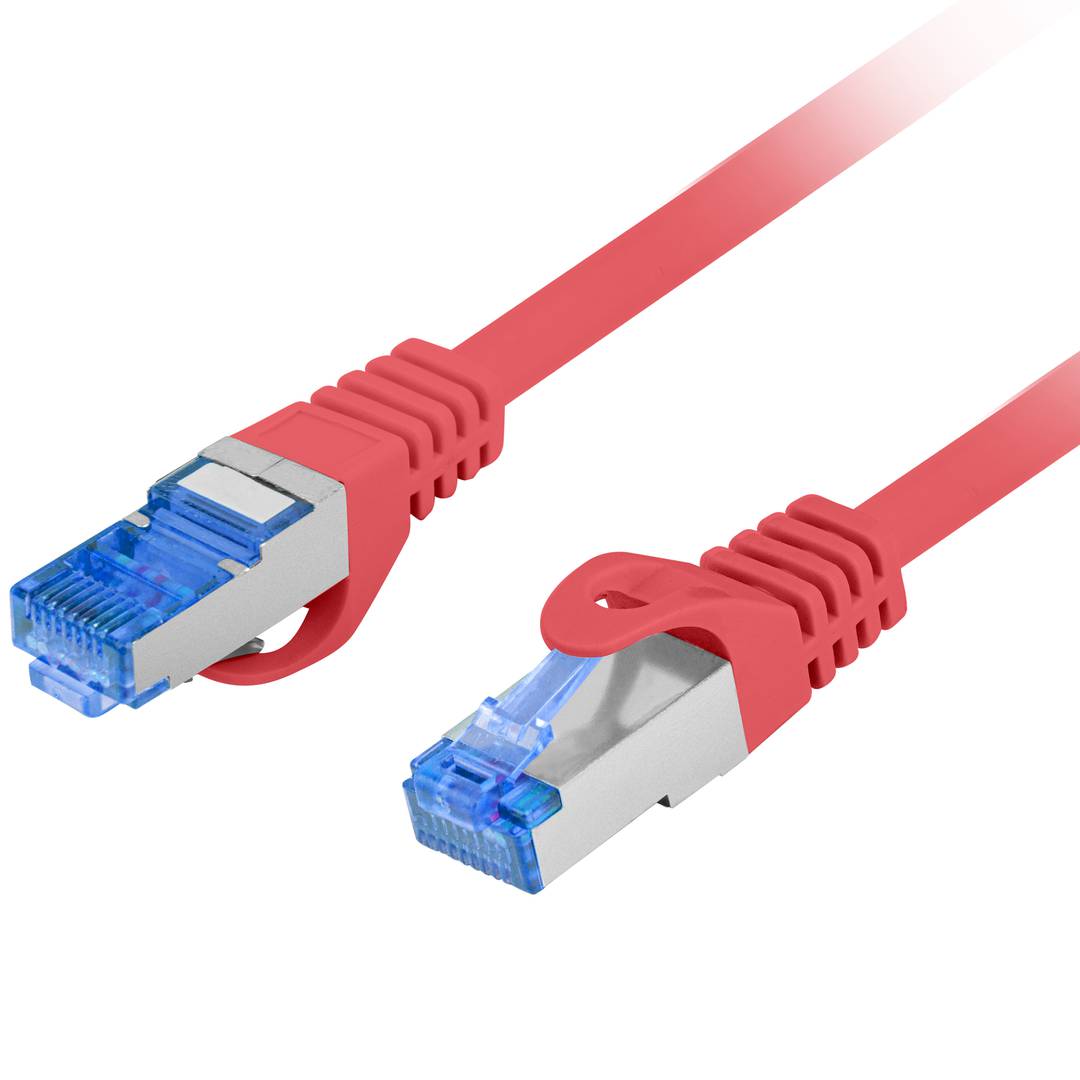 Cable de red ethernet Cat. 6a FTP CCA de 20 m de color rojo PCF6A-10CC-2000-R