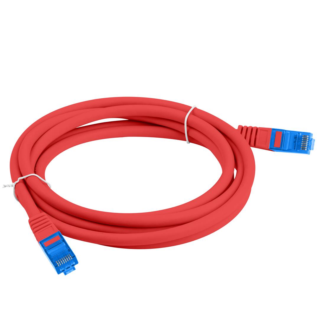 Câble réseau Ethernet Cat.6a FTP CCA 3 m rouge PCF6A-10CC-0300-R