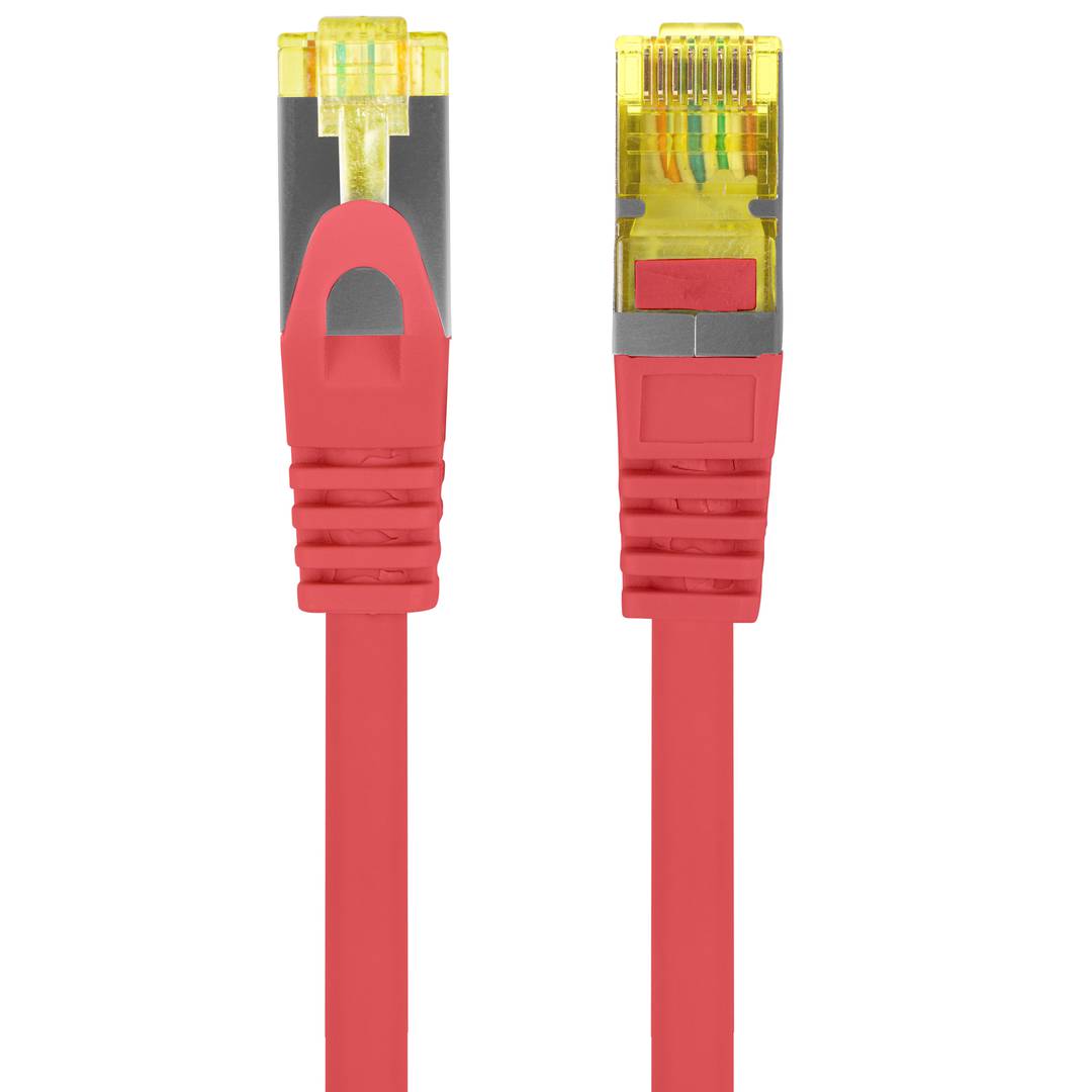 Kabel sieciowy Ethernet kat. 6a FTP 0,25 m Czerwony PCF6A-10CU-0025-R