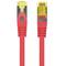 Cabo de rede FTP Ethernet Cat. 6a 2 m vermelho PCF6A-10CU-0200-R