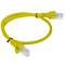 Opakowanie 10 szt. Kabel sieciowy Lanberg kat.5E UTP 0,5m kolor żółty PCU5-20CC-0050-Y