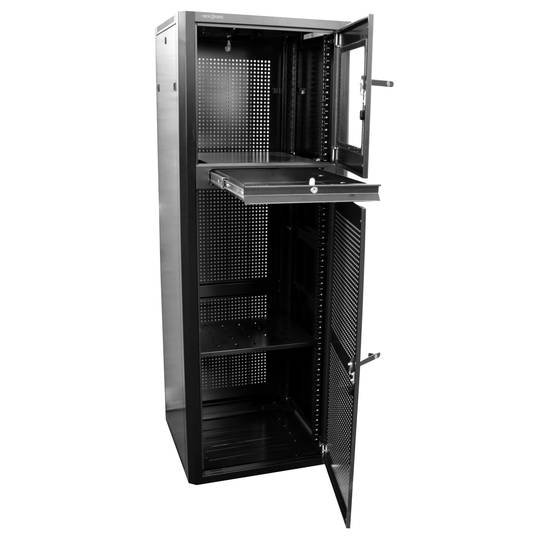 Armário rack console de pavimento 19' 36U 600x800x1700mm MobiRack PRO de Rackmatic