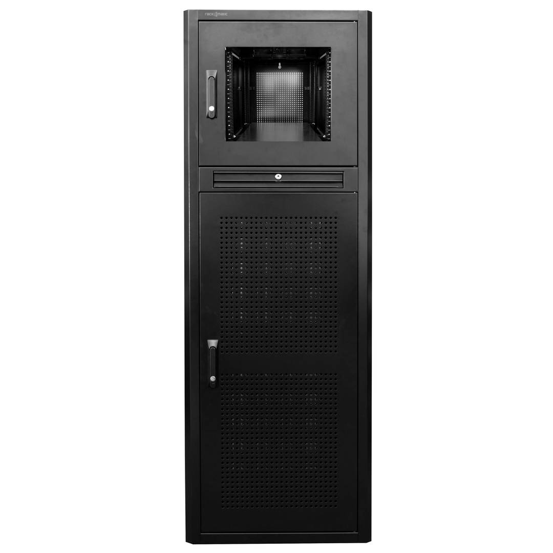 Armadio rack consolle da pavimento 19' 36U 600x800x1700mm MobiRack PRO de RackMatic