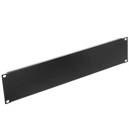 Panel nieprzelotowy 2U do szafy rack 19 "Czarna pokrywa