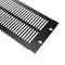 3U-rasterpaneel voor 19-inch rackkast Zwart ventilatiedeksel