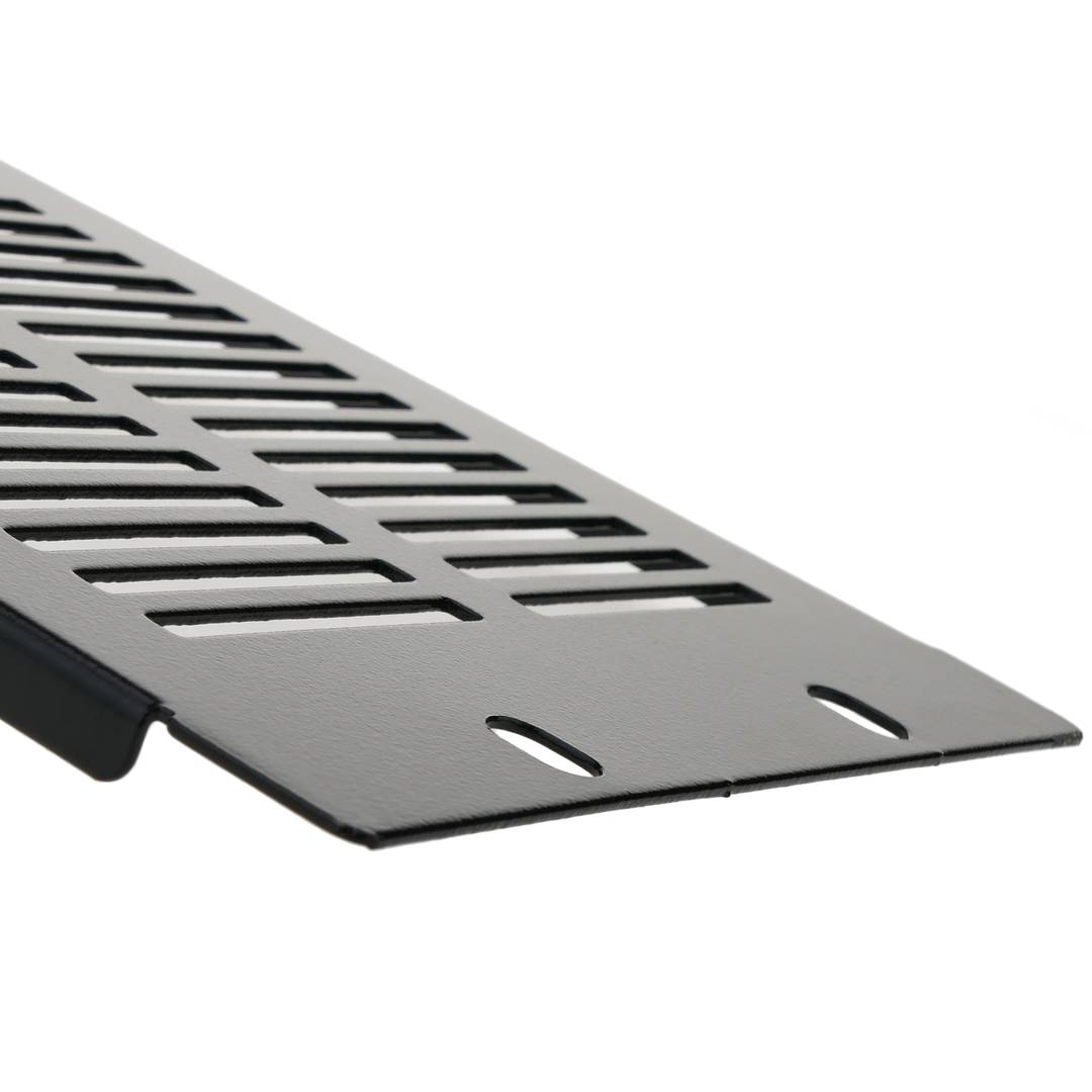 3U-rasterpaneel voor 19-inch rackkast Zwart ventilatiedeksel
