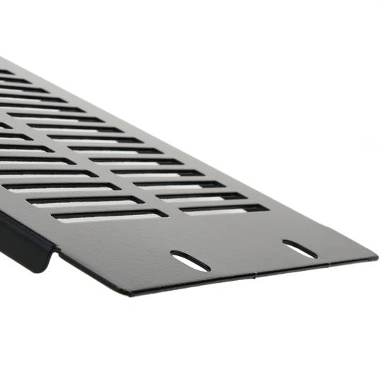 3U-rasterpaneel voor 19-inch rackkast Zwart ventilatiedeksel
