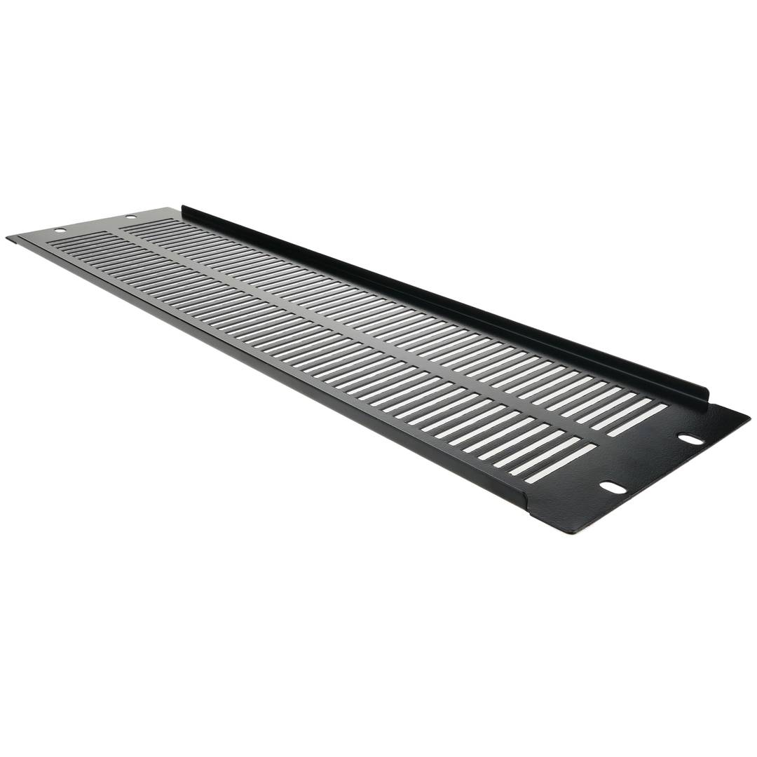 3U-rasterpaneel voor 19-inch rackkast Zwart ventilatiedeksel