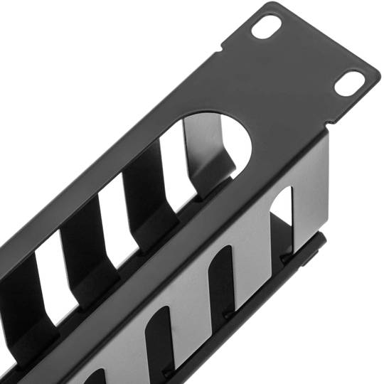 Kabelgeleidingspaneel voor 19-inch 1U-rackkast voor 50 mm kabelbeheer