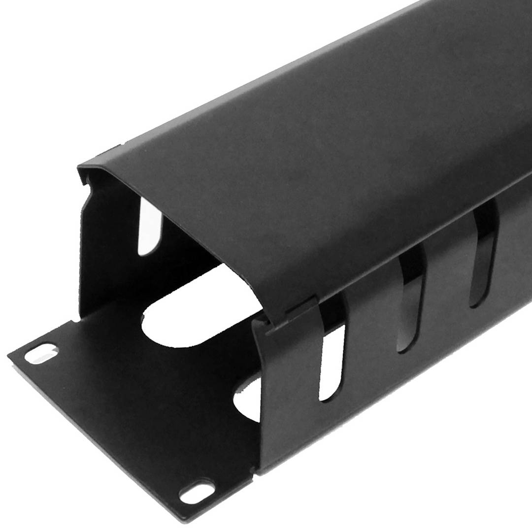 Pannello canalina di gestione di cavi per armadio rack 2U x 74 mm
